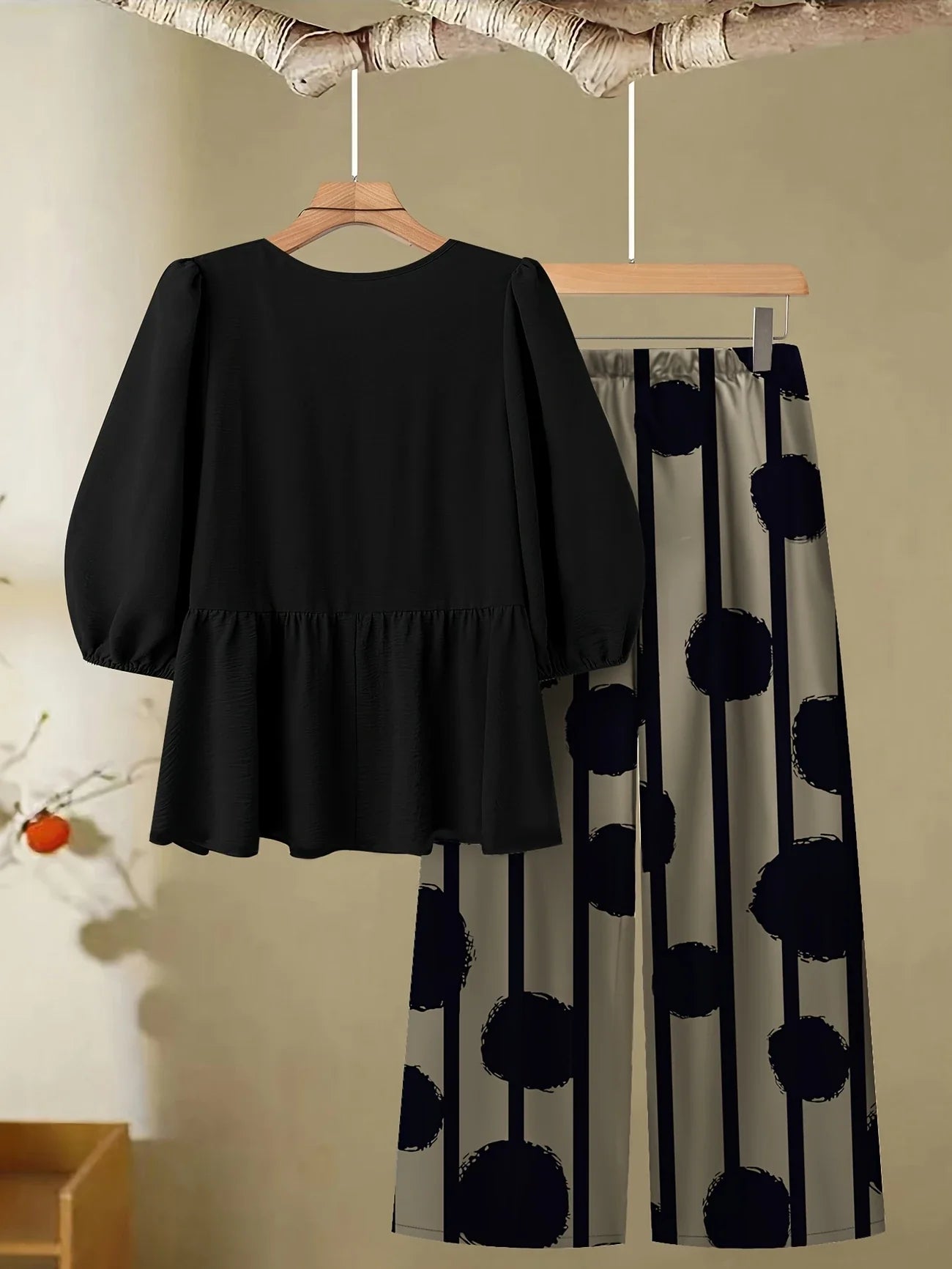 Comfort Chic: Plus-Size Soft & Comfort material Shirt & Pants Set