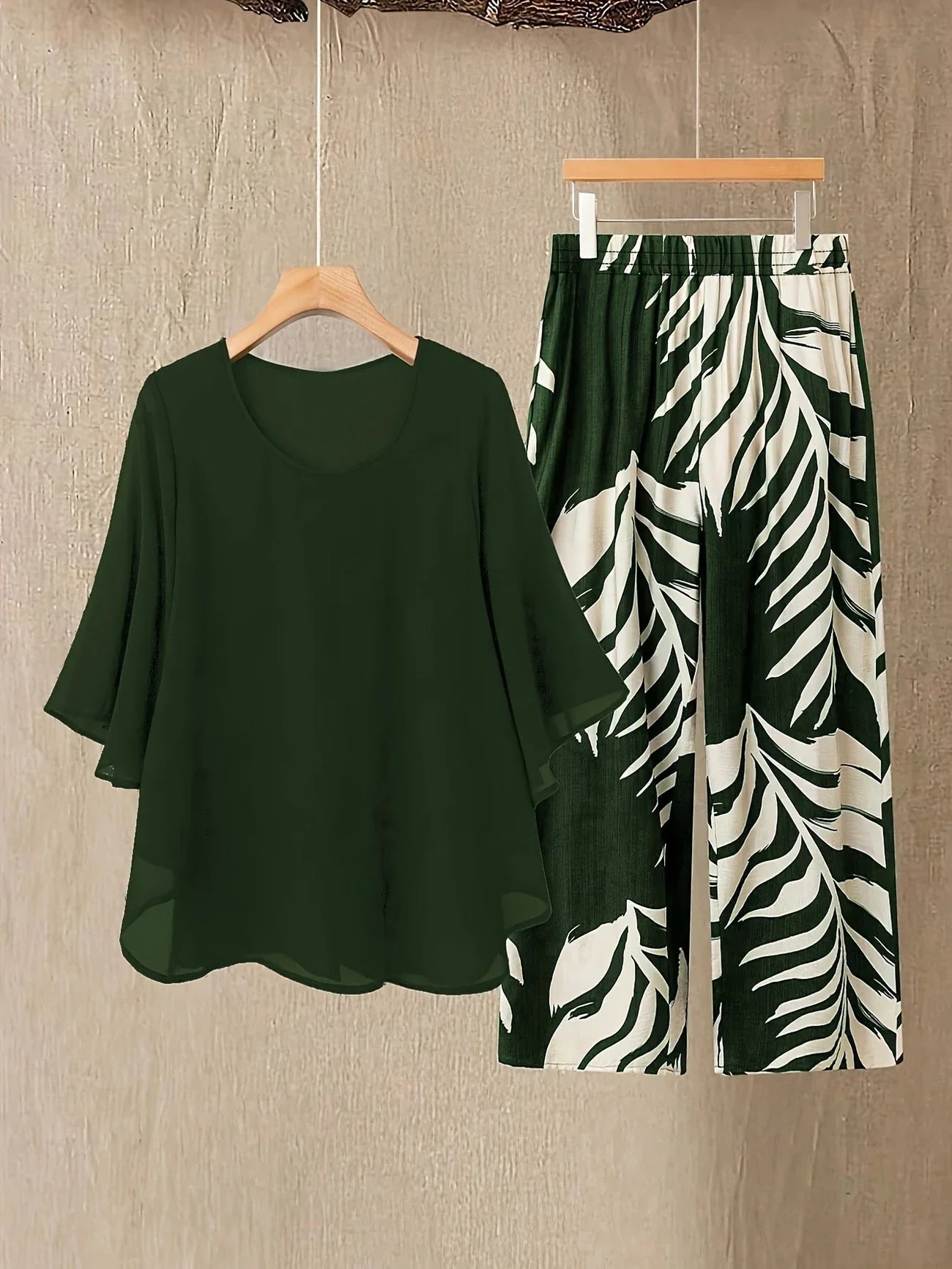 Comfort Chic: Plus-Size Soft & Comfort material Shirt & Pants Set